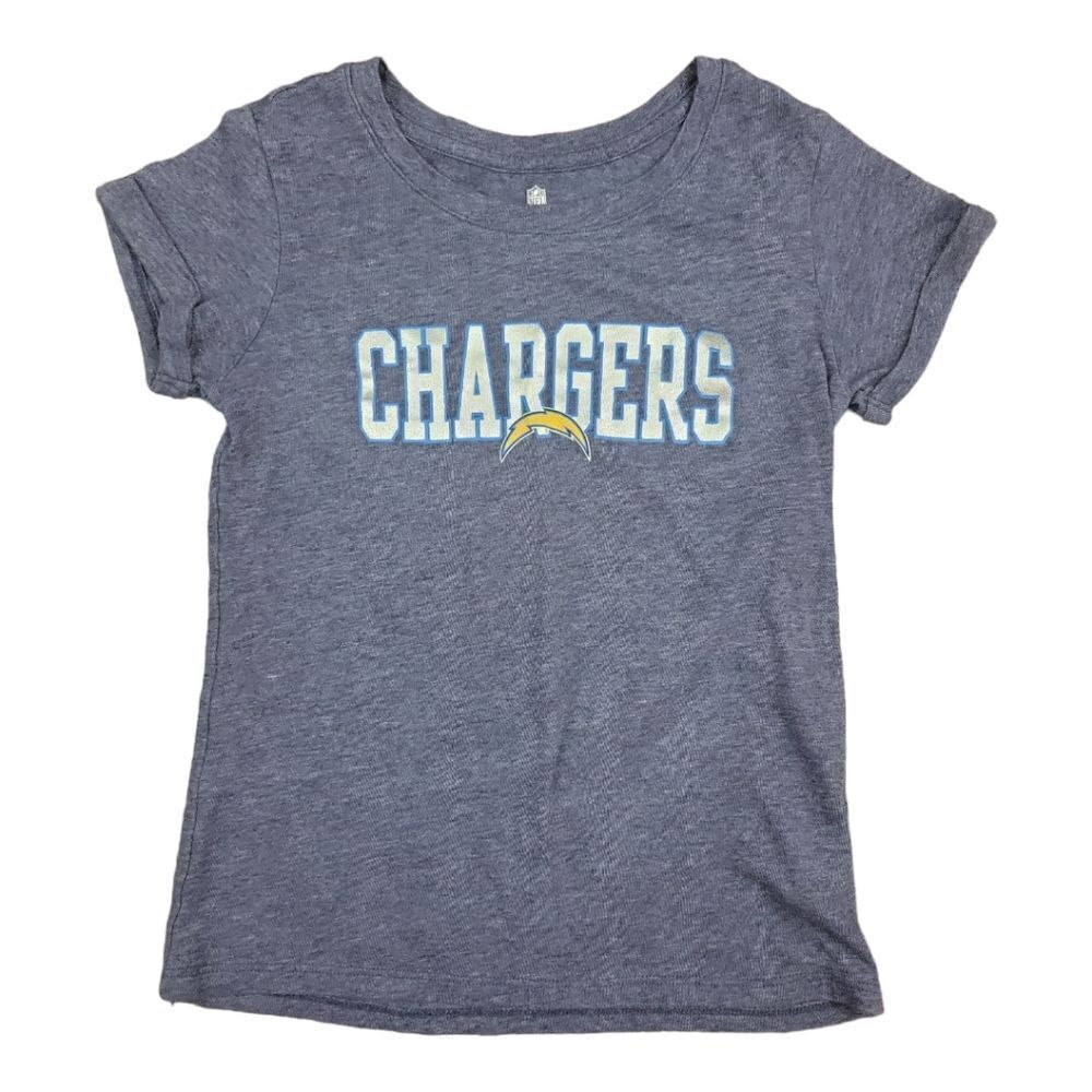 Girls Youth NFL Chargers Short Sleeve T-shirt Size M